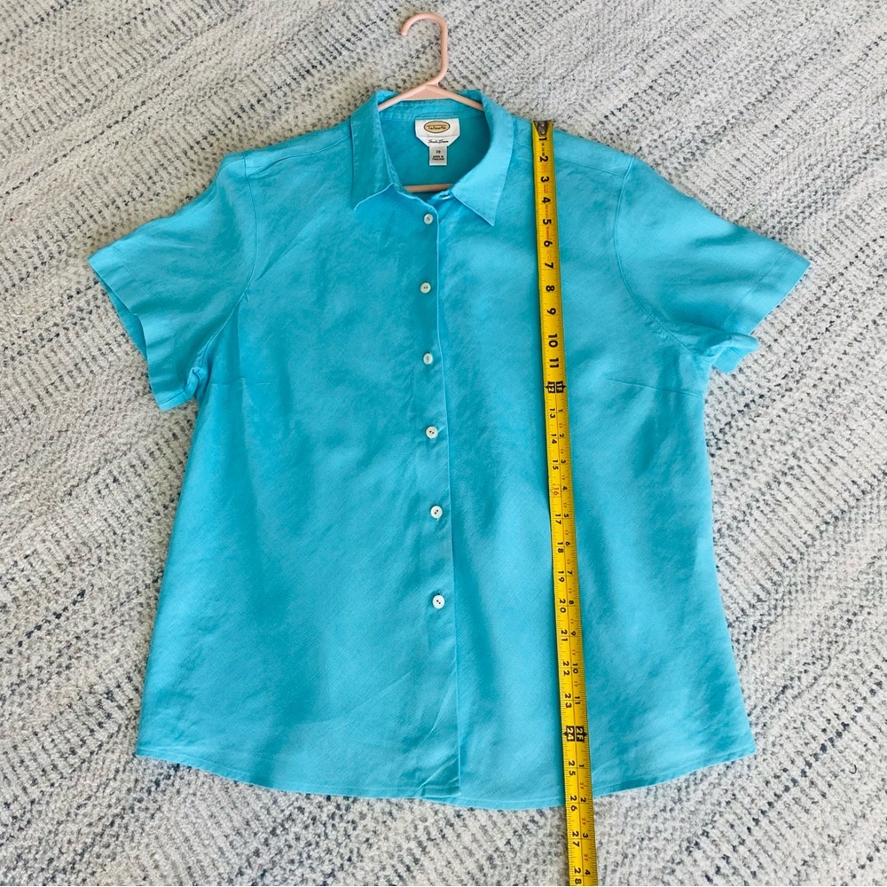 Talbots Fresh Linen Top - Picture 6 of 7